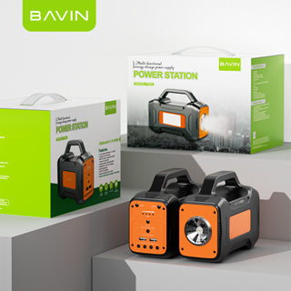 BAVIN Y-BS03 44Wh 12000mAh Power Station Portable Emergency Power Supply w/ Multi-Function Mini Solar
