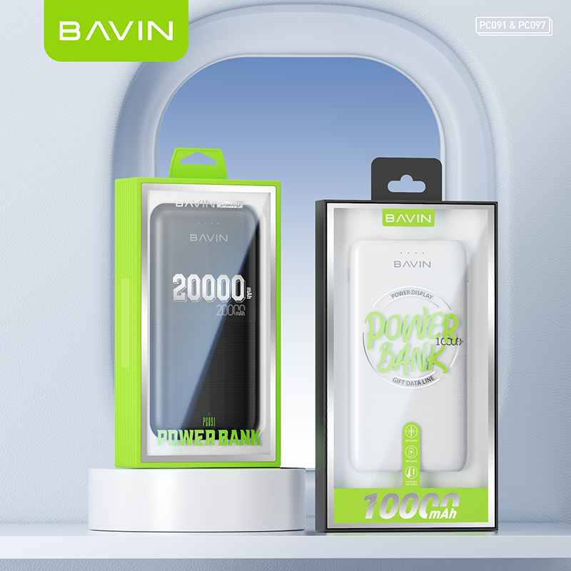 BAVIN Y-PC091 20000mAh Portable Powerbank Quick Charging w/ Dual Input & USB Output