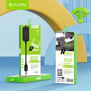 BAVIN Z-PC811 WiFi Router Booster Adapter (5V to 12V) for PLDT/Globe