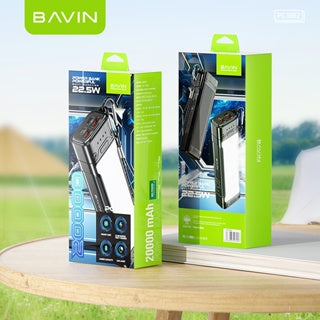 BAVIN Y-PC1002 20000mAh Fast Charging Powerbank w/ Built-In Dual USB Ports
