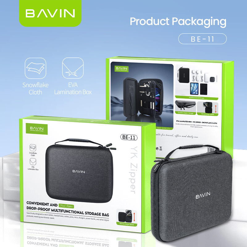 BAVIN E-BE11 EVA Tablet Sleeve w/Hard Shell Drop-Proof Design Silicon Handles & Thick Padding