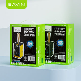 BAVIN Y-PC1010S 20000mAh Fast Charging Powerbank w/ Creative Transparent Shell