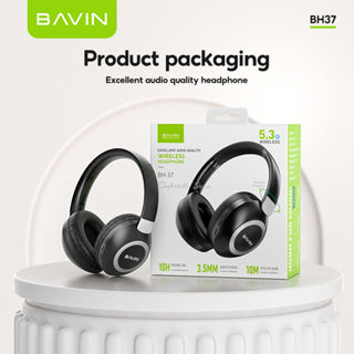 BAVIN HB-BH37 Wireless Bluetooth Earphones w/High-Quality Audio Lightweight & Comfortable Design