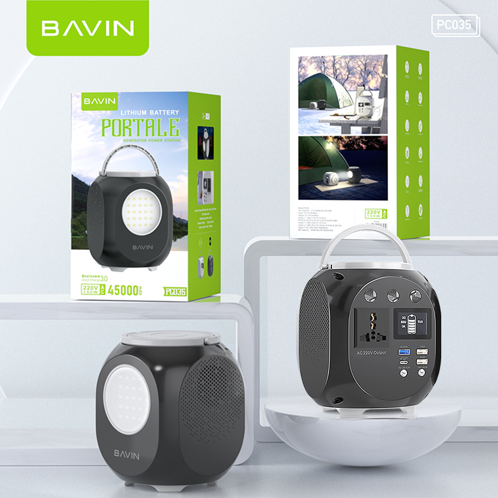 BAVIN Y-PC035 150W Emergency Power Supply for Outdoor/ Travel & Camping