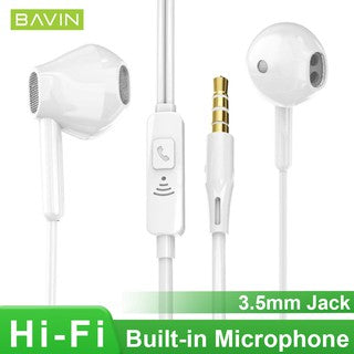 BAVIN H-3.5-HX855 3.5mm HiFi Bass Stereo Wired Earphones