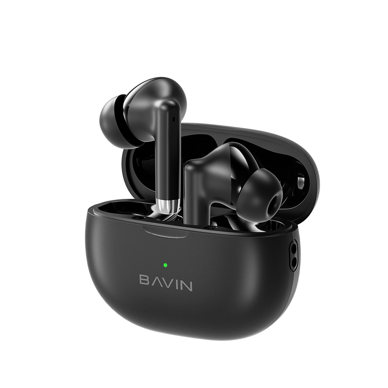 BAVIN BA77 TWS Wireless Bluetooth 5.4 Earbuds w/ Stereo Sounds & Touch Control