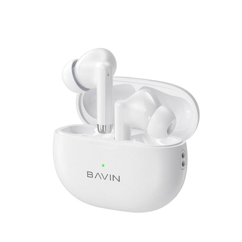 BAVIN BA77 TWS Wireless Bluetooth 5.4 Earbuds w/ Stereo Sounds & Touch Control