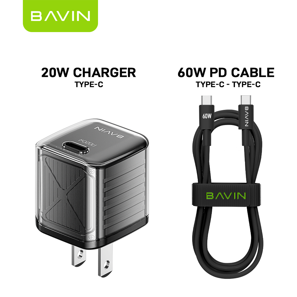 BAVIN C-PC966-XX 20W Mini Fast Charger for iPhone 16 Series