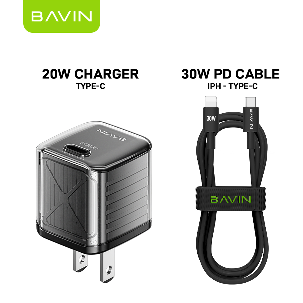 BAVIN C-PC966-XX 20W Mini Fast Charger for iPhone 16 Series