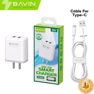 BAVIN C-PC829-XX 2.4A Dual Port Universal Wall Charger