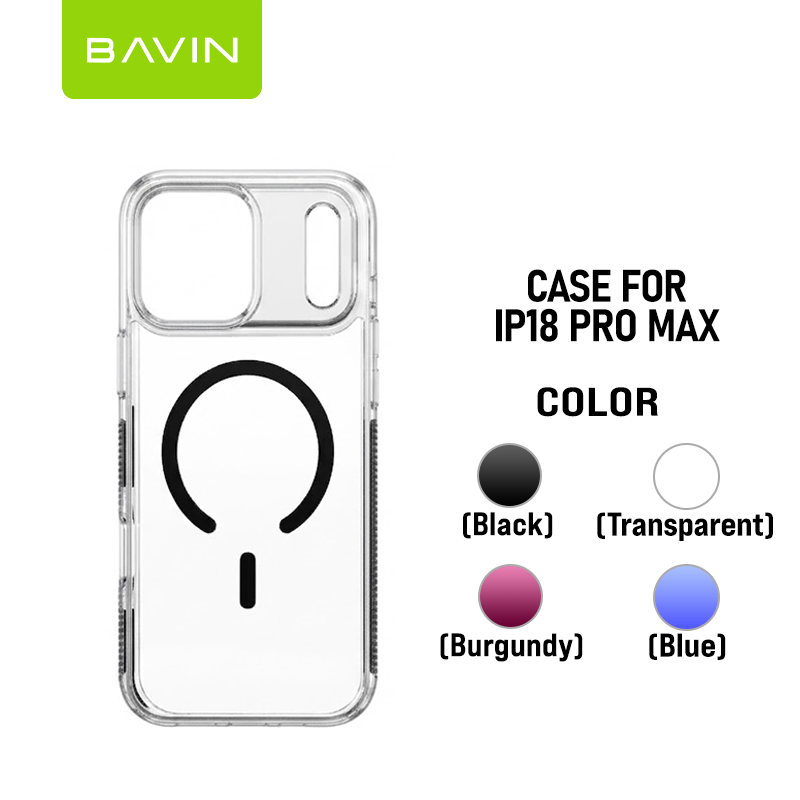 BAVIN BJ Transparent Phone Case Magnetic Case Anti-Yellowing/fingerprint ,Shockproof for iPhone 18/17 Pro