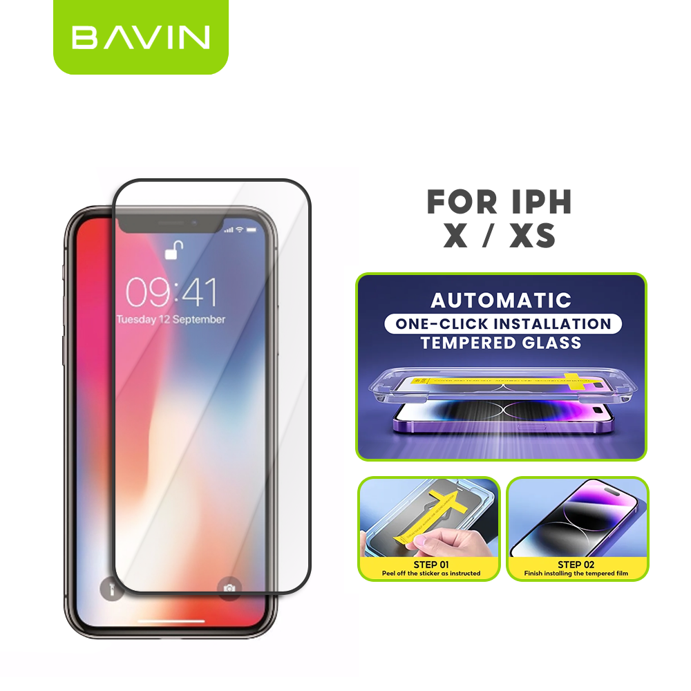 BAVIN S-Q12-XX Tempered Glass Drop-Proof Screen Protector for iPhone Series