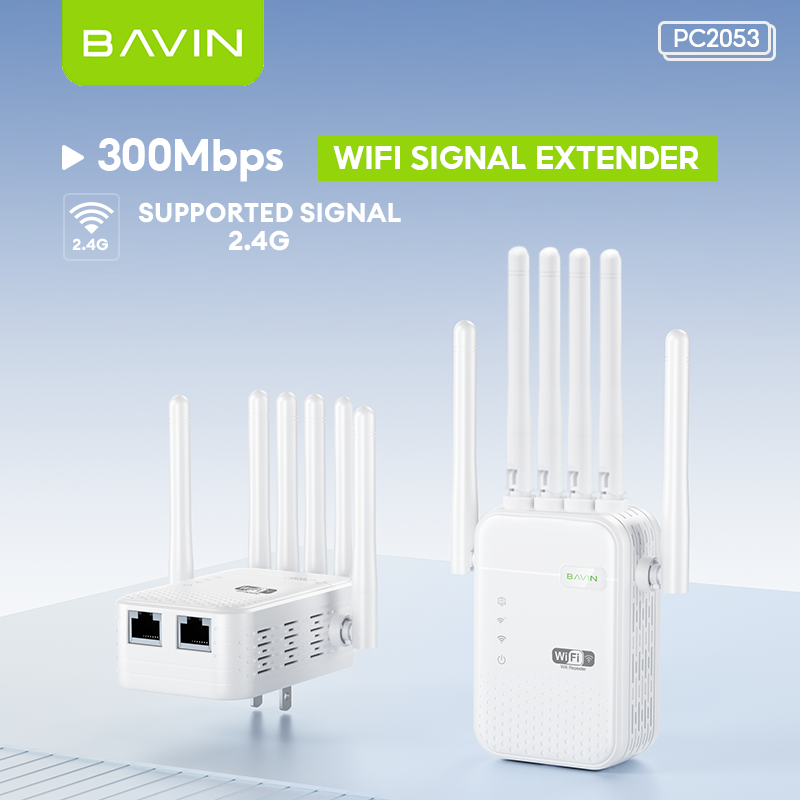 BAVIN PC2053/PC2055 Wireless WiFi Repeater AP Signal Extender 2.4G / 5G Supports Up To 1200Mbps