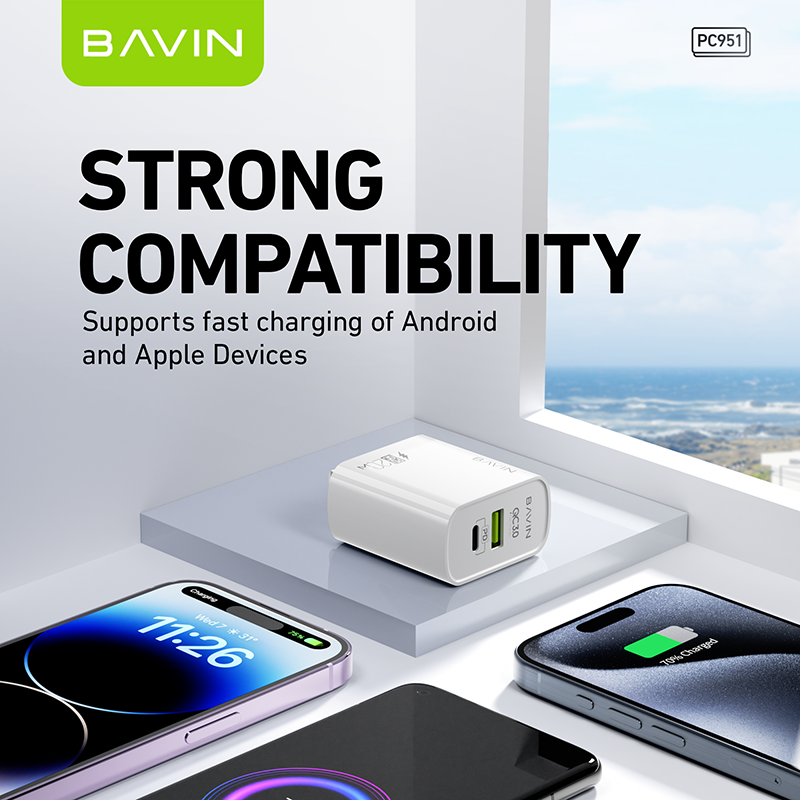 BAVIN C-PC951 20W Dual-Port PD Charger