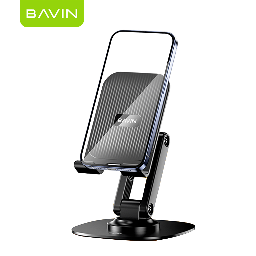 BAVIN D-S-PS37 Portable Folding Phone & Tablet Stand w/ 360° Rotation