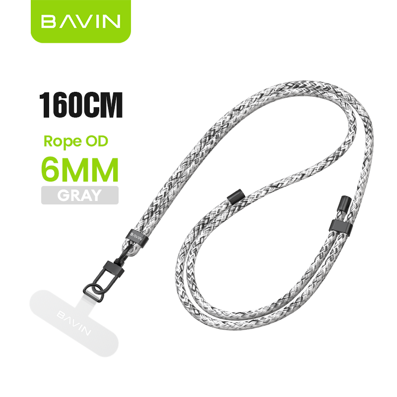 BAVIN E-BE15 Adjustable Mobile Phone Lanyard Strap w/160cm Long Cross-body Shoulder Strap