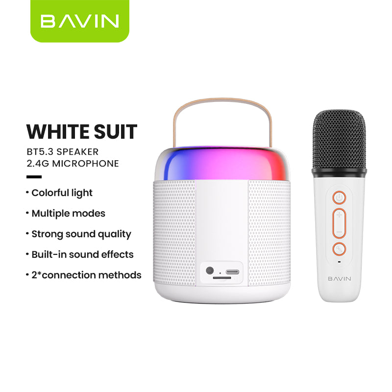 BAVIN DV-BM19 Bluetooth Wireless Portable Speaker w/ Multi-Function Hi-Fi Sound & Microphone