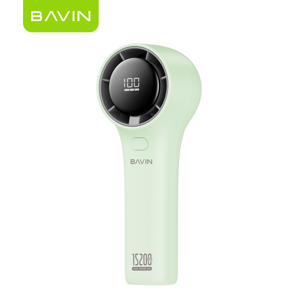 BAVIN BF003 Mini Handheld Turbo Portable Mini Fan w/ Up to 5 Gears Strong Wind Speed