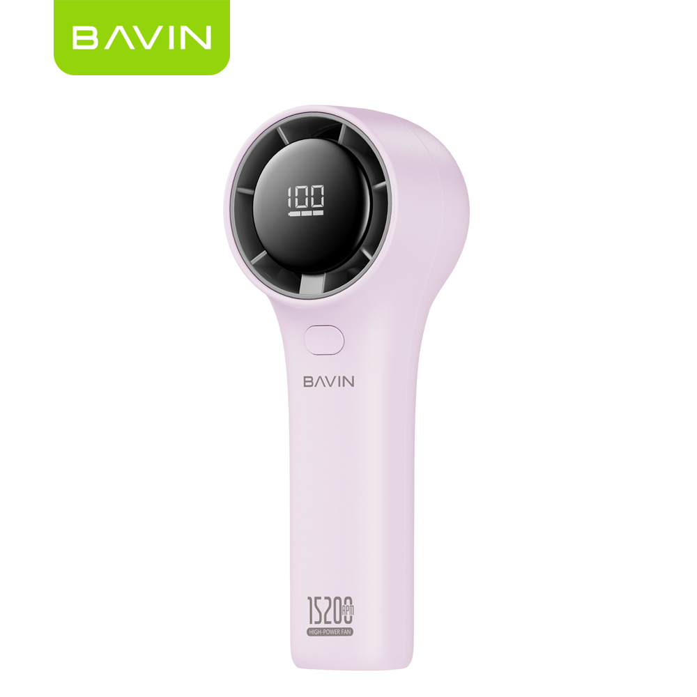 【Christmas Gift】BAVIN BF003 Mini Handheld Turbo Portable Mini Fan w/Up to 5 Gears Strong Wind Speeds