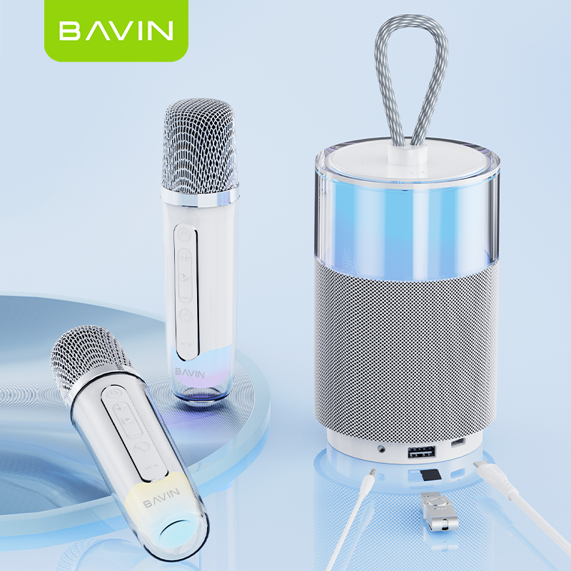 BAVIN DV-BM17 Wireless Bluetooth Mini KTV Karaoke Speaker w/ 1500mAh Battery & Hi-Fi Sound