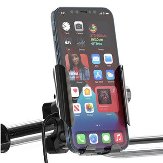BAVIN D-S-PC280-1 Rechargeable Phone Stand & Motorcycle Mount w/ Built-in Charger