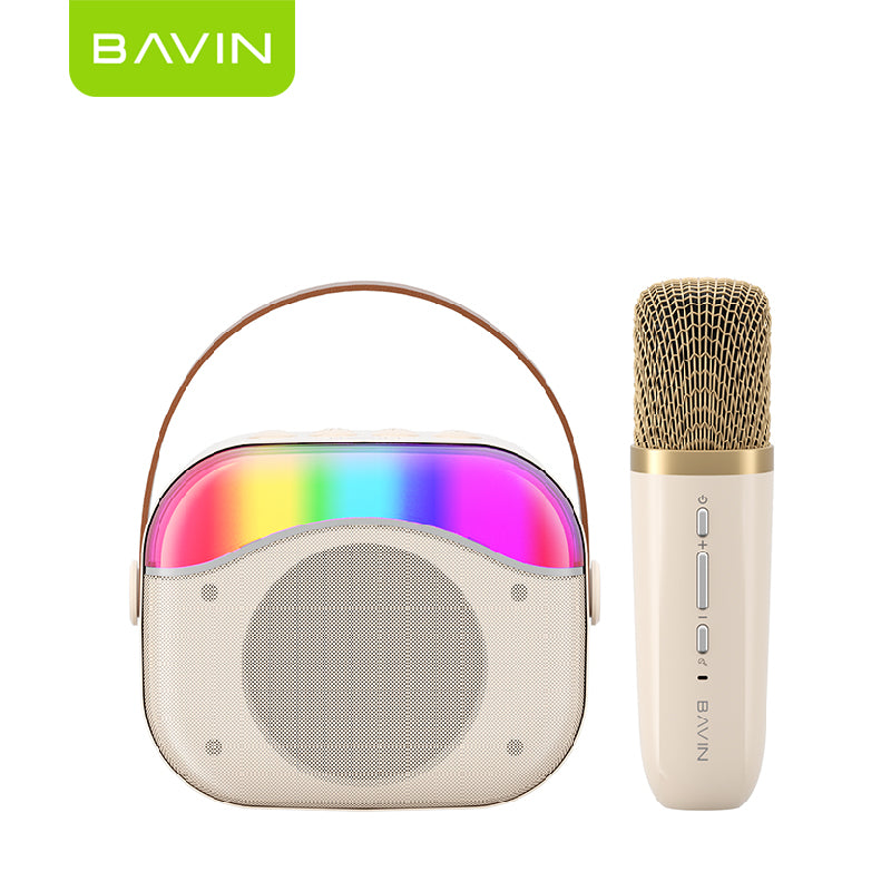 BAVIN DV-BM16 Portable Karaoke Bluetooth Wireless Speaker w/ Microphone