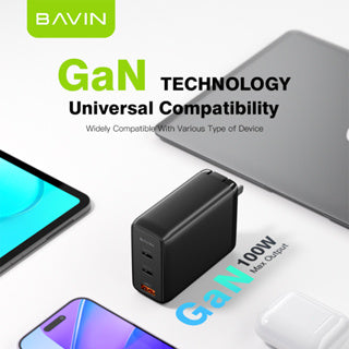 BAVIN C-PC917 100W GaN Multi-Port Fast Charger