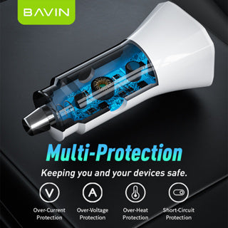 BAVIN C-C-PC897 Dual USB Port Car Charger