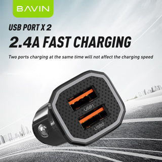 BAVIN C-C-PC897 Dual USB Port Car Charger