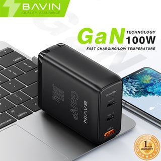 BAVIN C-PC917 100W GaN Multi-Port Fast Charger