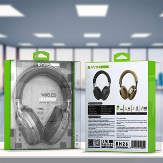 BAVIN HB-BH26 Wireless Bluetooth Earphones w/ HiFi Sound Deep Bass RGB Light & Call Compatibility