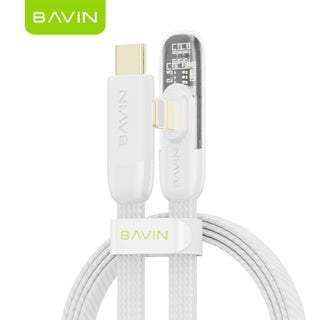 BAVIN U-CB281-XX 30W PD Fast Charging Cable 1.2m Braided Cord Design For Gaming