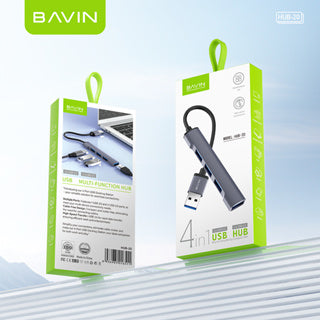 BAVIN U-H2-20 4-in-1 Multifunctional USB HUB Docking Station