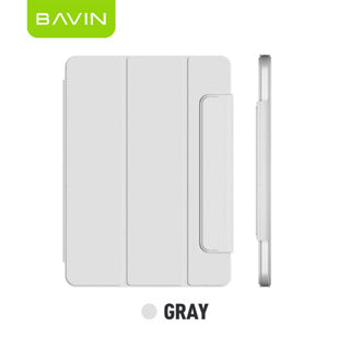 BAVIN E-B08-XX Magnetic Leather Flip Cover for iPad Air 3/4/5 & Pro 11 (2024) w/ Pencil Holder