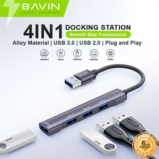 BAVIN U-H2-20 4-in-1 Multifunctional USB HUB Docking Station