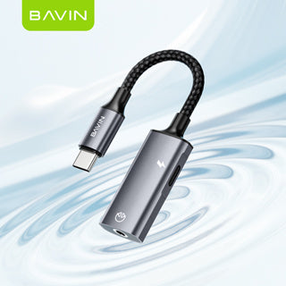 BAVIN H-C-AUX51 USB-C Audio & Charger Adapter Splitter