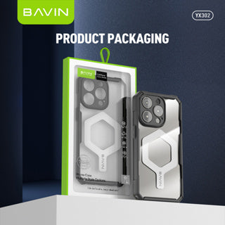 BAVIN E-YX302-XX Magnetic Shockproof Hard Case for iPhone 14/15 Series