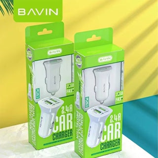BAVIN C-C-PC253 2.4A Fast Charging & Universal USB Car Charger w/ Dual USB Port
