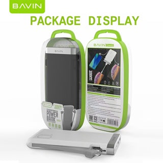 BAVIN Y-PC096 10000mAh Fast Charging Powerbank w/ Built-in Cable
