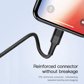 BAVIN U-CB163-3 3in1 USB Charging Cable 2.4A Quick Charge Braided Nylon Cable