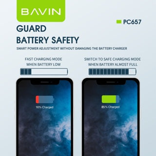 BAVIN C-PC657 Dual-Port Fast Charger for iPhone 16 Series