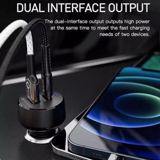 BAVIN C-C-PC309 20W PD Fast Car Charger w/ Dual Ports Compatible for iPhone 16 Series