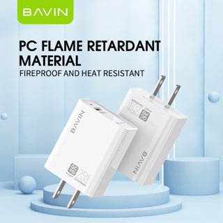 BAVIN C-PC657 Dual-Port Fast Charger for iPhone 16 Series