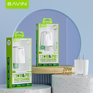 BAVIN C-PC337 20W PD Fast Charging Adapter w/ Type-C Port