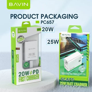 BAVIN C-PC657 Dual-Port Fast Charger for iPhone 16 Series