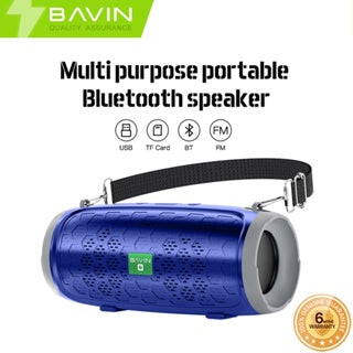 BAVIN DV-J020 Portable Splashproof Bluetooth Speaker w/ High-Quality Sound