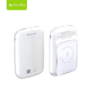 BAVIN PC062 10000mAh 22.5W Power Bank Magnetic Wireless Fast Charging Charging w/ Magnetic Ring