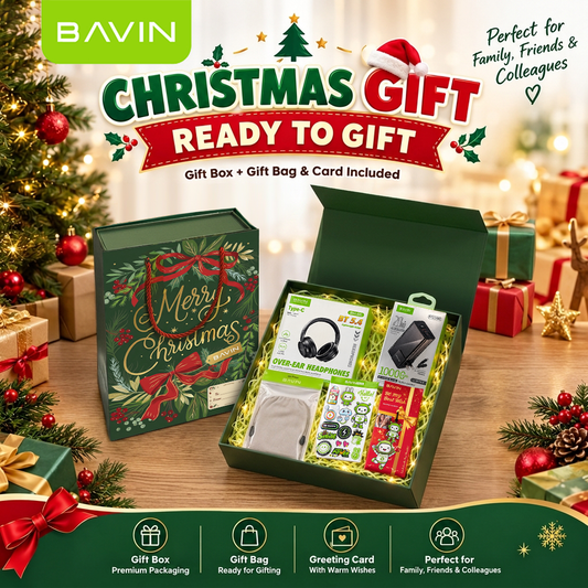 BAVIN Christmas Gift Set Ready-to-Gift | Gift Box,Bag & Card Included for Family, Friends,Colleagues