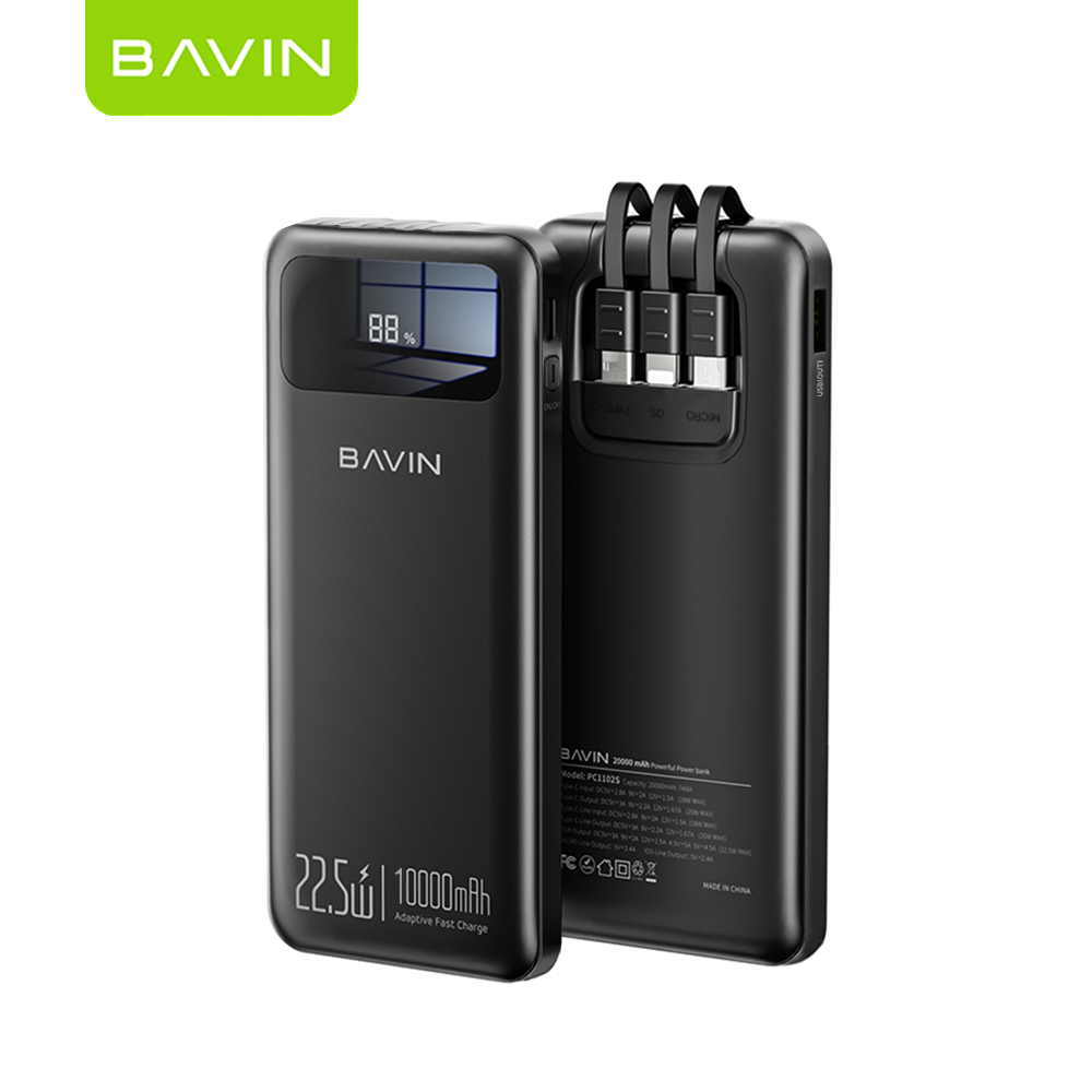 BAVIN Y-PC1102 20000mAh Super Fast Charging Powerbank Support iPh