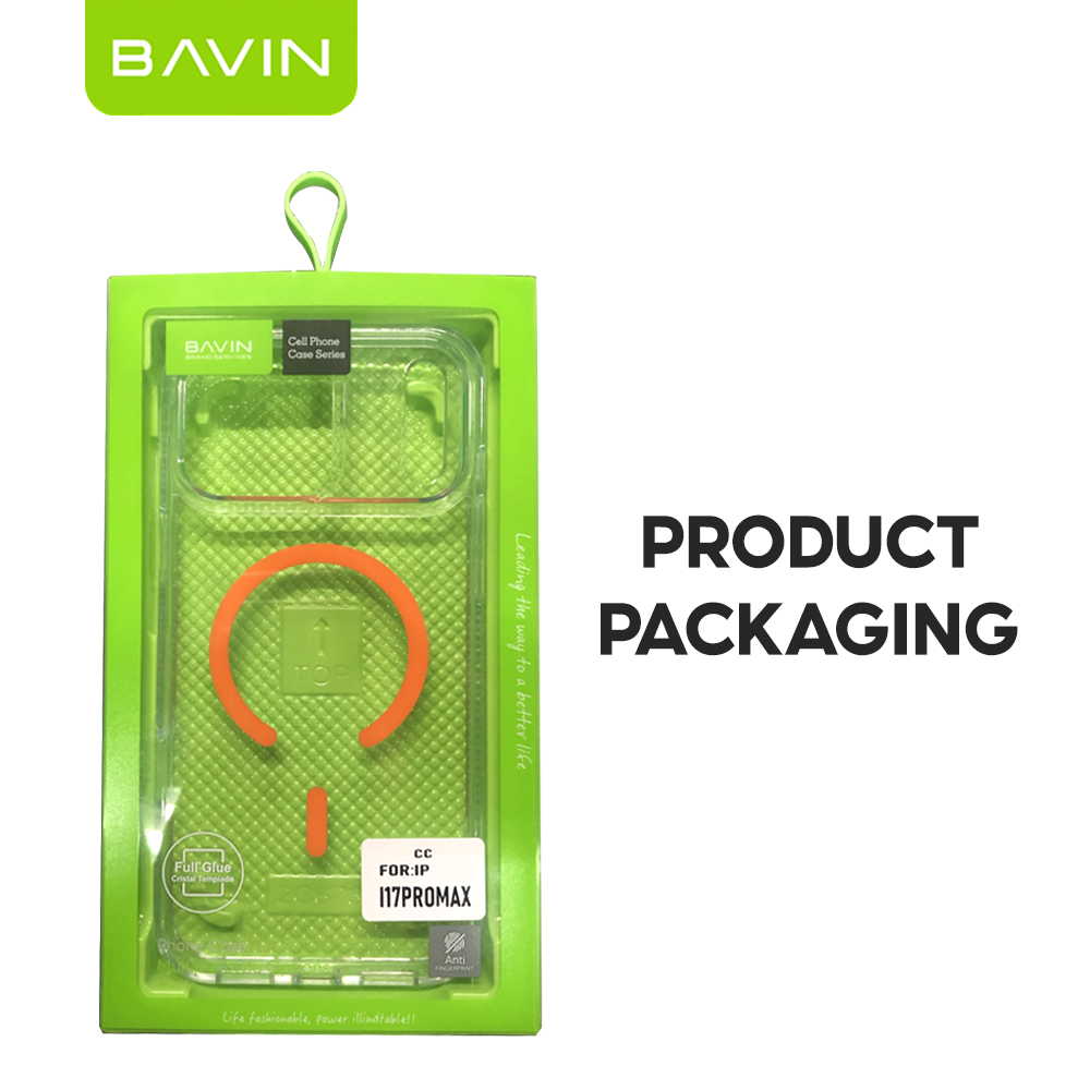 BAVIN CC Fully Protected Durable Magnetic Crystal Clear Phone Case Compatible For iPhone 17 Pro Max Series